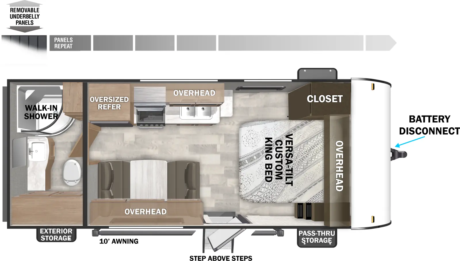 Cruise Lite 171RBXL Floorplan